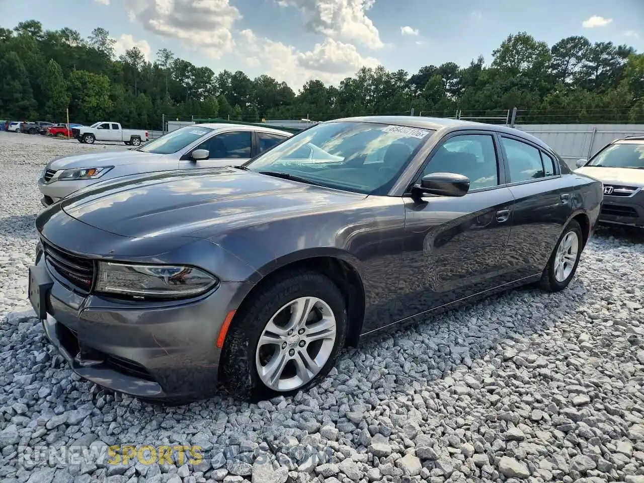 1 fotografías del automóvil dañado 2C3CDXBGXNH235064 DODGE CHARGER 2022