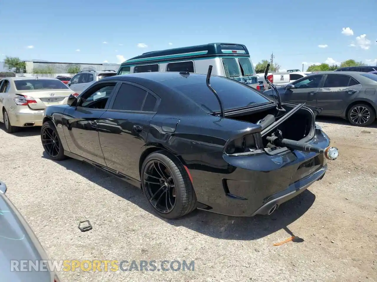 2 Photograph of a damaged car 2C3CDXCT0NH172522 DODGE CHARGER 2022
