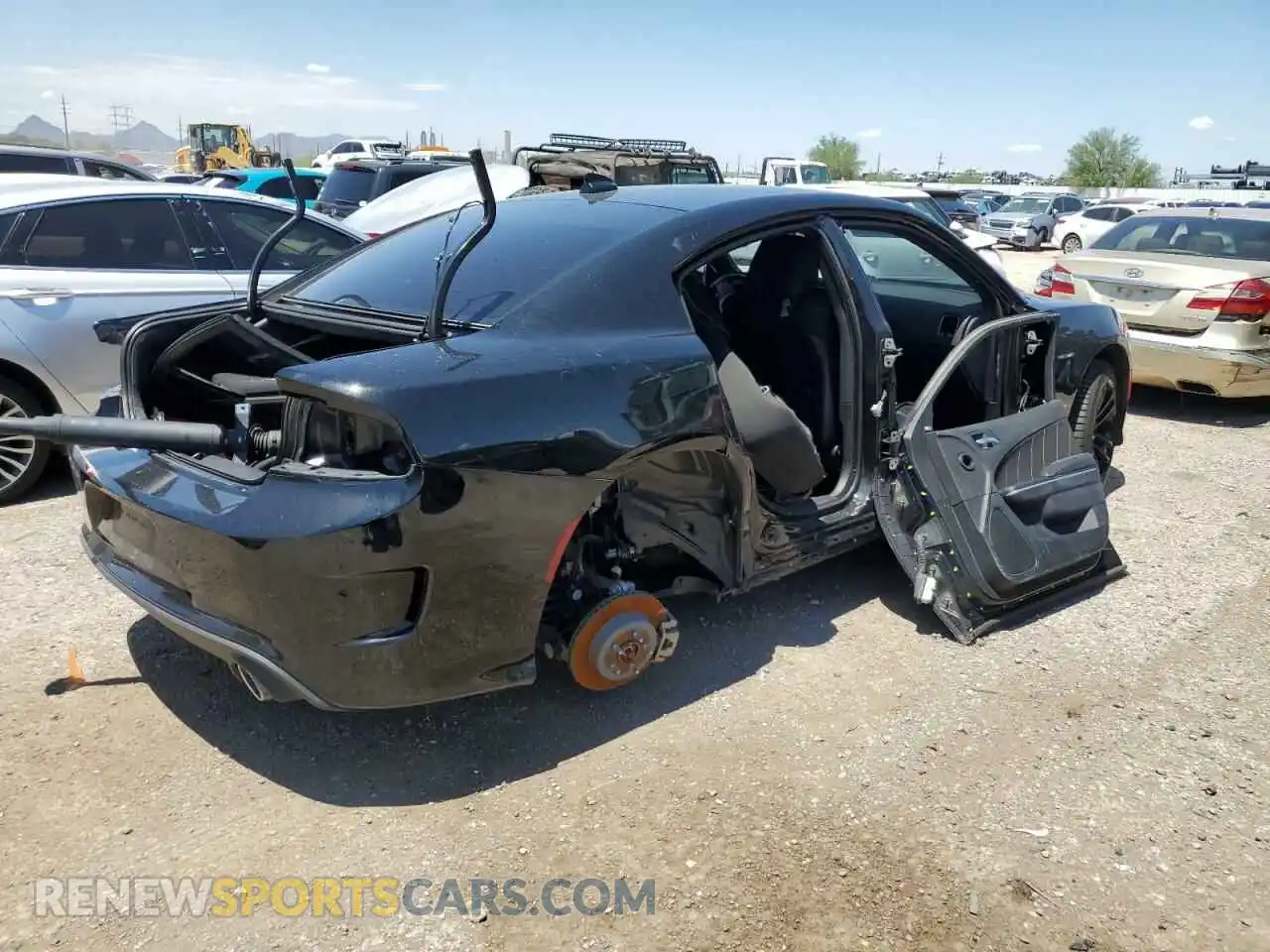 3 Photograph of a damaged car 2C3CDXCT0NH172522 DODGE CHARGER 2022