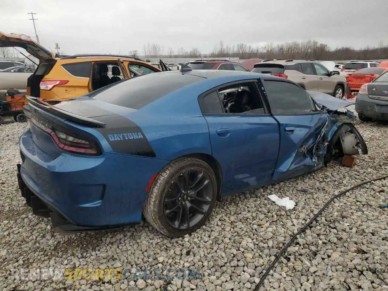 3 Photograph of a damaged car 2C3CDXCT0NH203316 DODGE CHARGER 2022