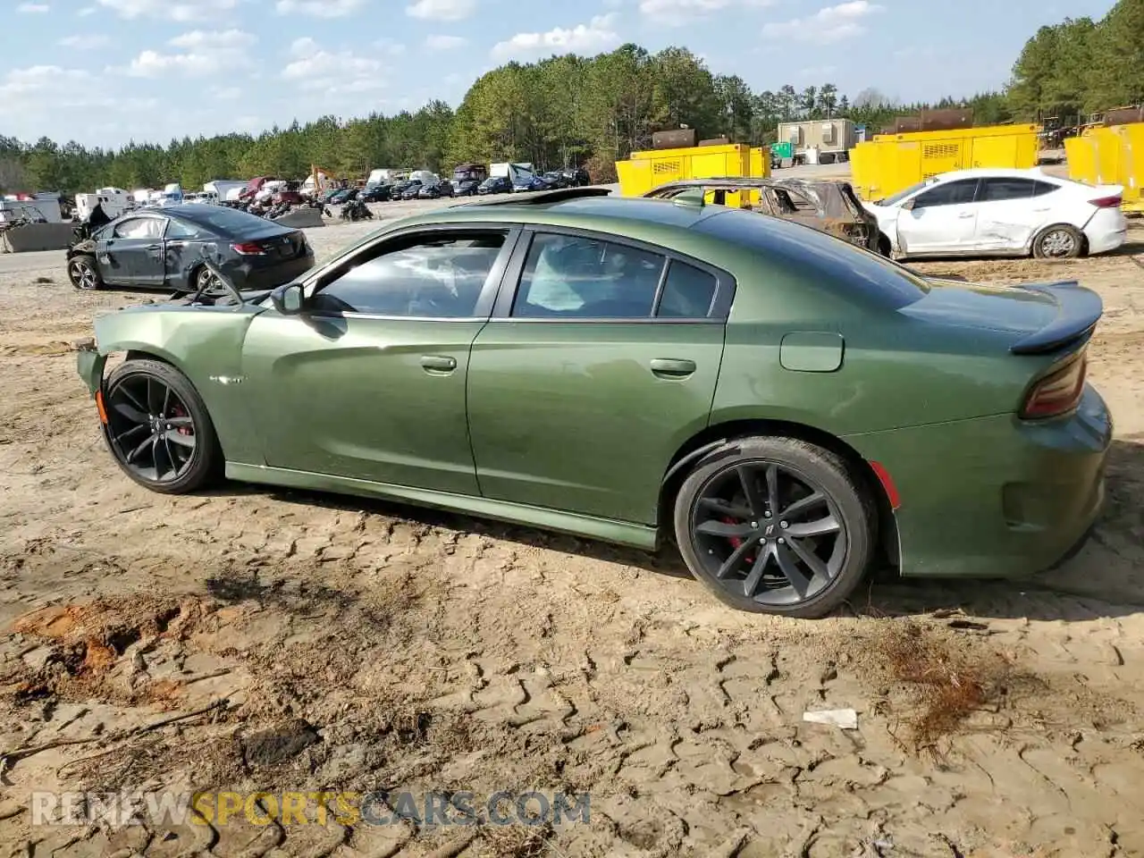 2 Photograph of a damaged car 2C3CDXCT0NH210279 DODGE CHARGER 2022