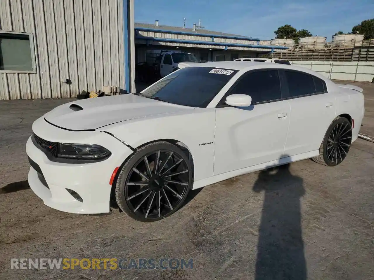 1 Photograph of a damaged car 2C3CDXCT0NH235604 DODGE CHARGER 2022