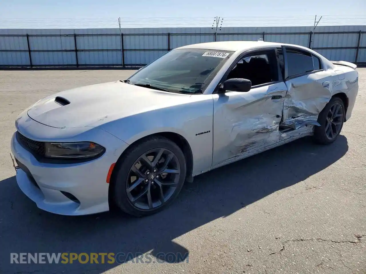 1 Photograph of a damaged car 2C3CDXCT1NH110725 DODGE CHARGER 2022