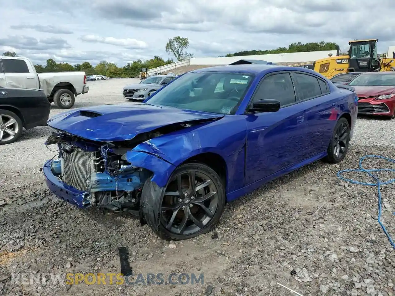 1 Photograph of a damaged car 2C3CDXCT1NH115200 DODGE CHARGER 2022