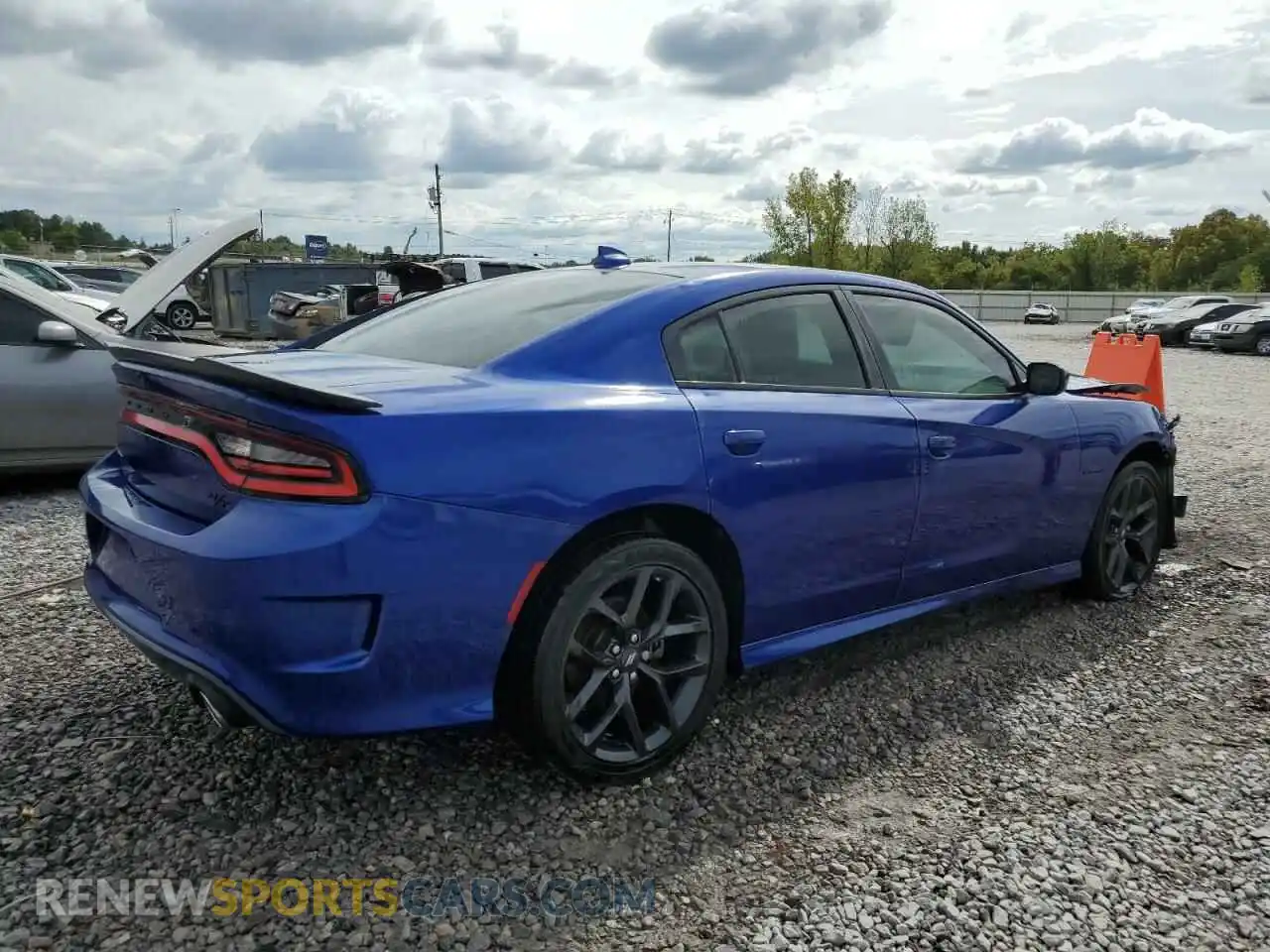 3 Photograph of a damaged car 2C3CDXCT1NH115200 DODGE CHARGER 2022