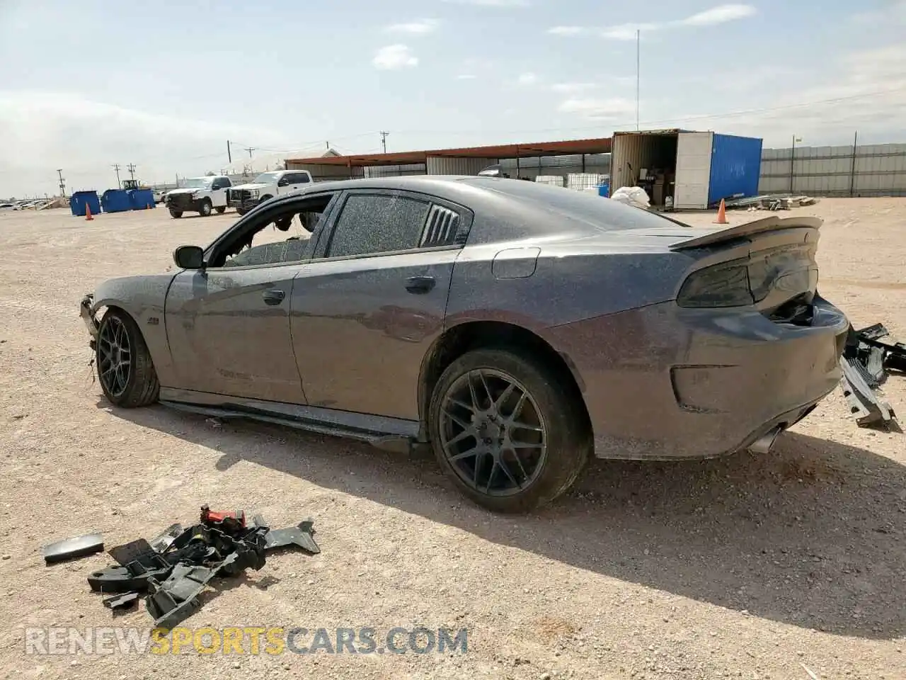 2 Photograph of a damaged car 2C3CDXCT1NH129100 DODGE CHARGER 2022