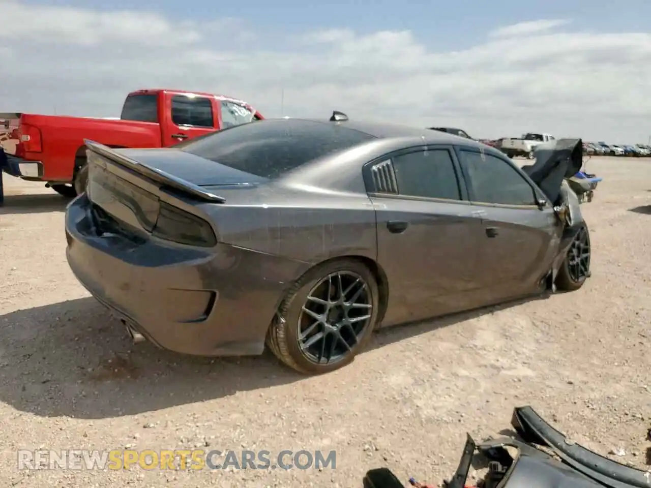 3 Photograph of a damaged car 2C3CDXCT1NH129100 DODGE CHARGER 2022