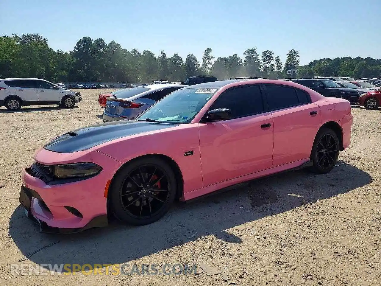 1 Photograph of a damaged car 2C3CDXCT1NH132952 DODGE CHARGER 2022