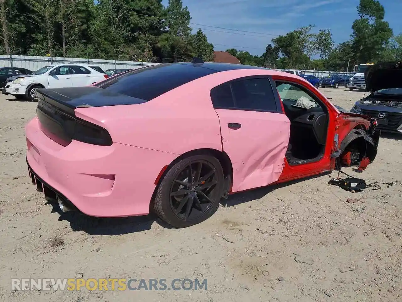 3 Photograph of a damaged car 2C3CDXCT1NH132952 DODGE CHARGER 2022