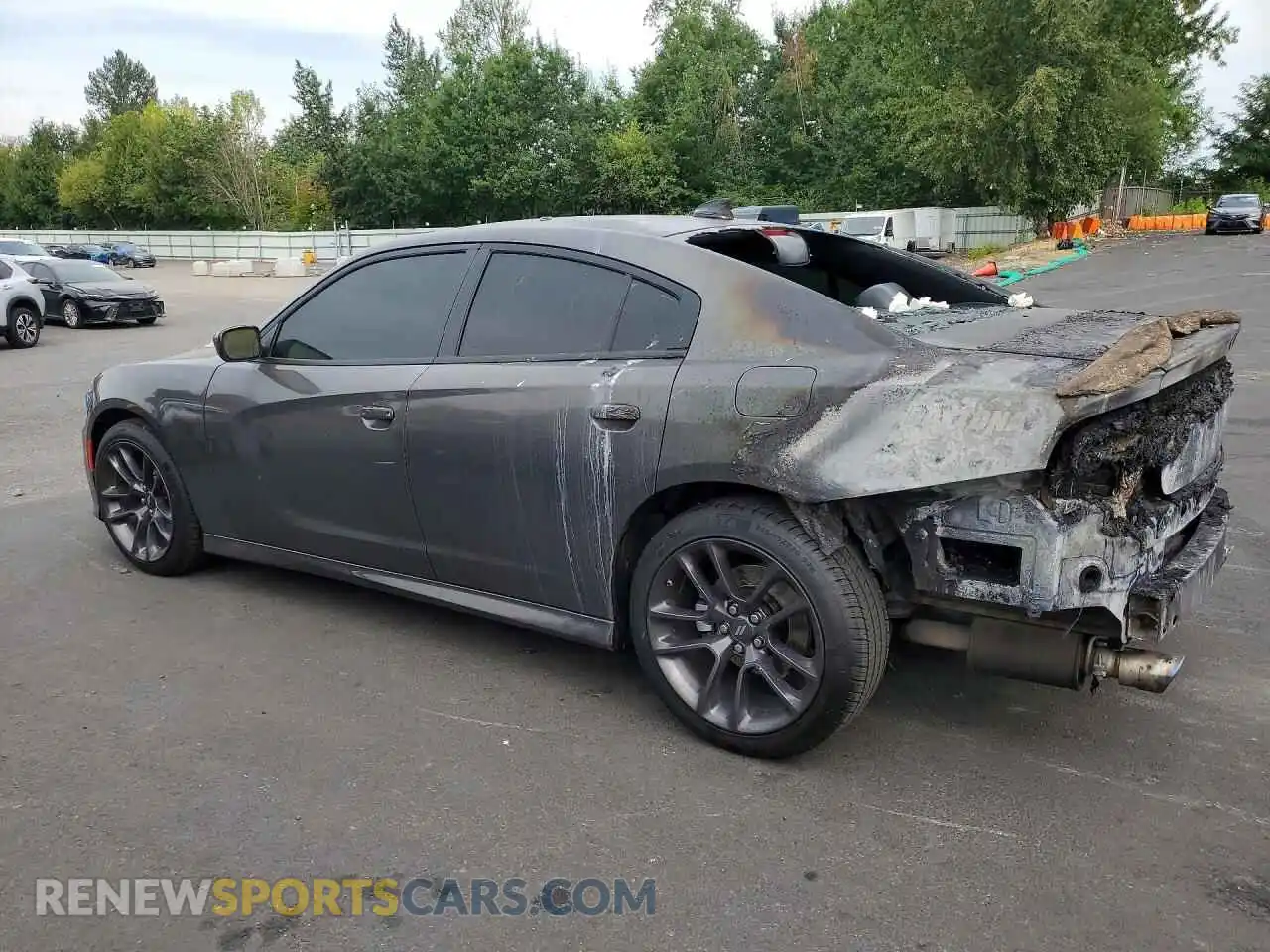 2 Фотография поврежденного автомобиля 2C3CDXCT1NH157737 DODGE CHARGER 2022