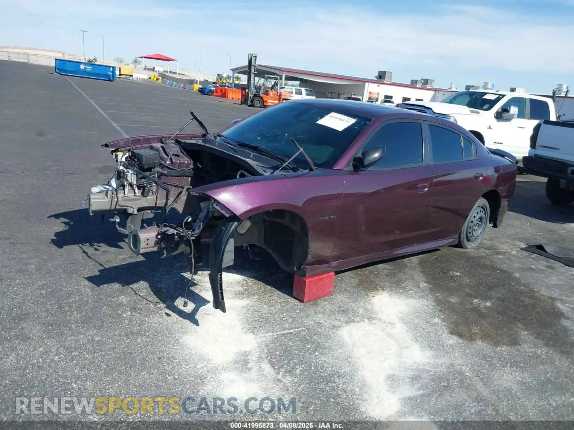 2 Photograph of a damaged car 2C3CDXCT1NH189703 DODGE CHARGER 2022