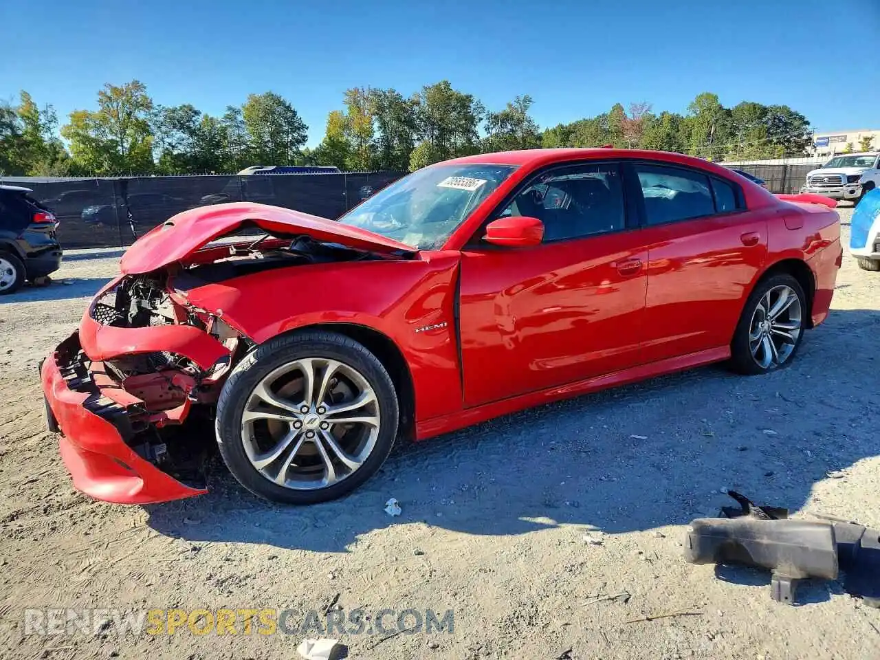 1 Фотография поврежденного автомобиля 2C3CDXCT1NH258809 DODGE CHARGER 2022