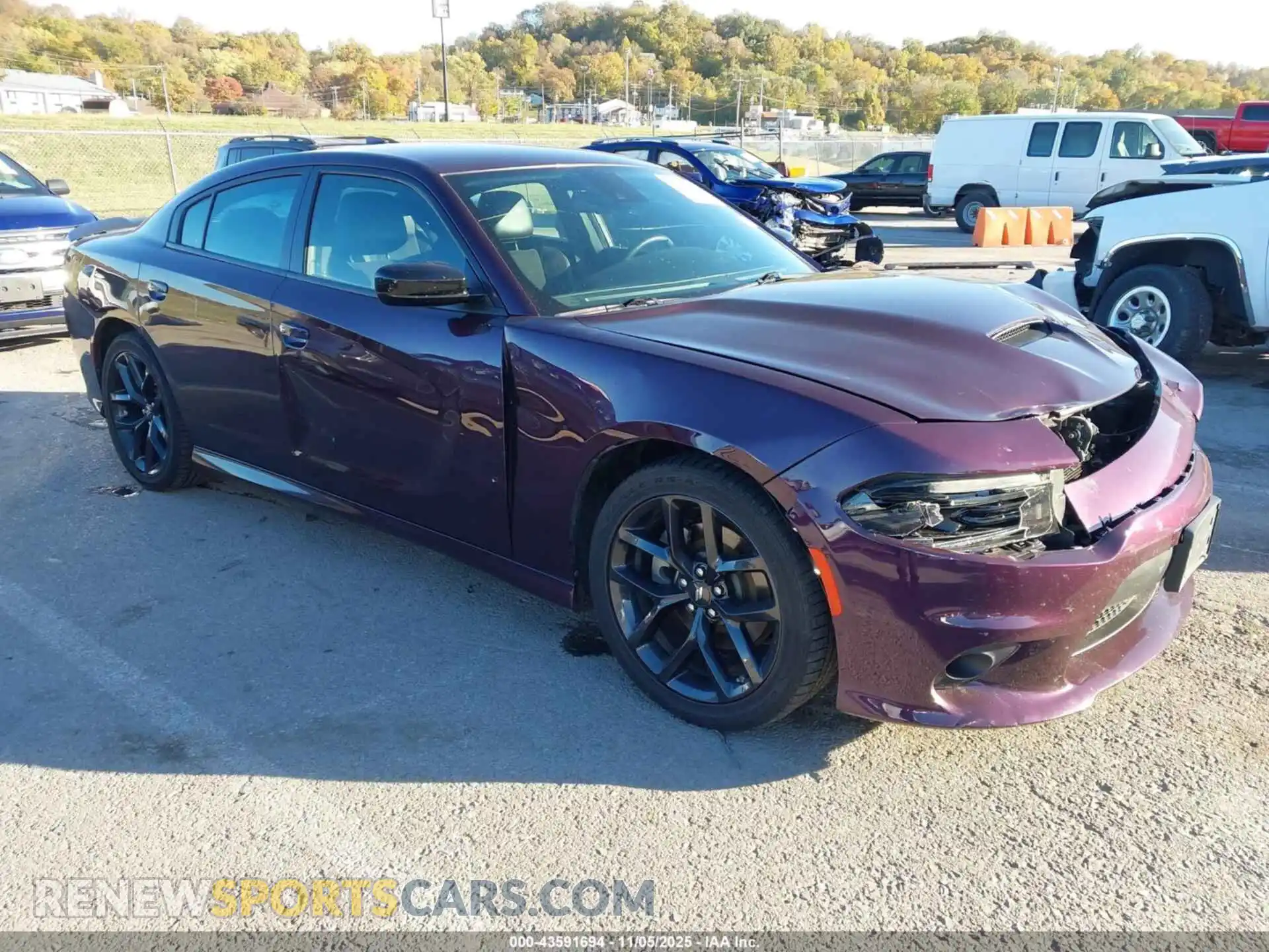 1 Photograph of a damaged car 2C3CDXCT2NH129834 DODGE CHARGER 2022