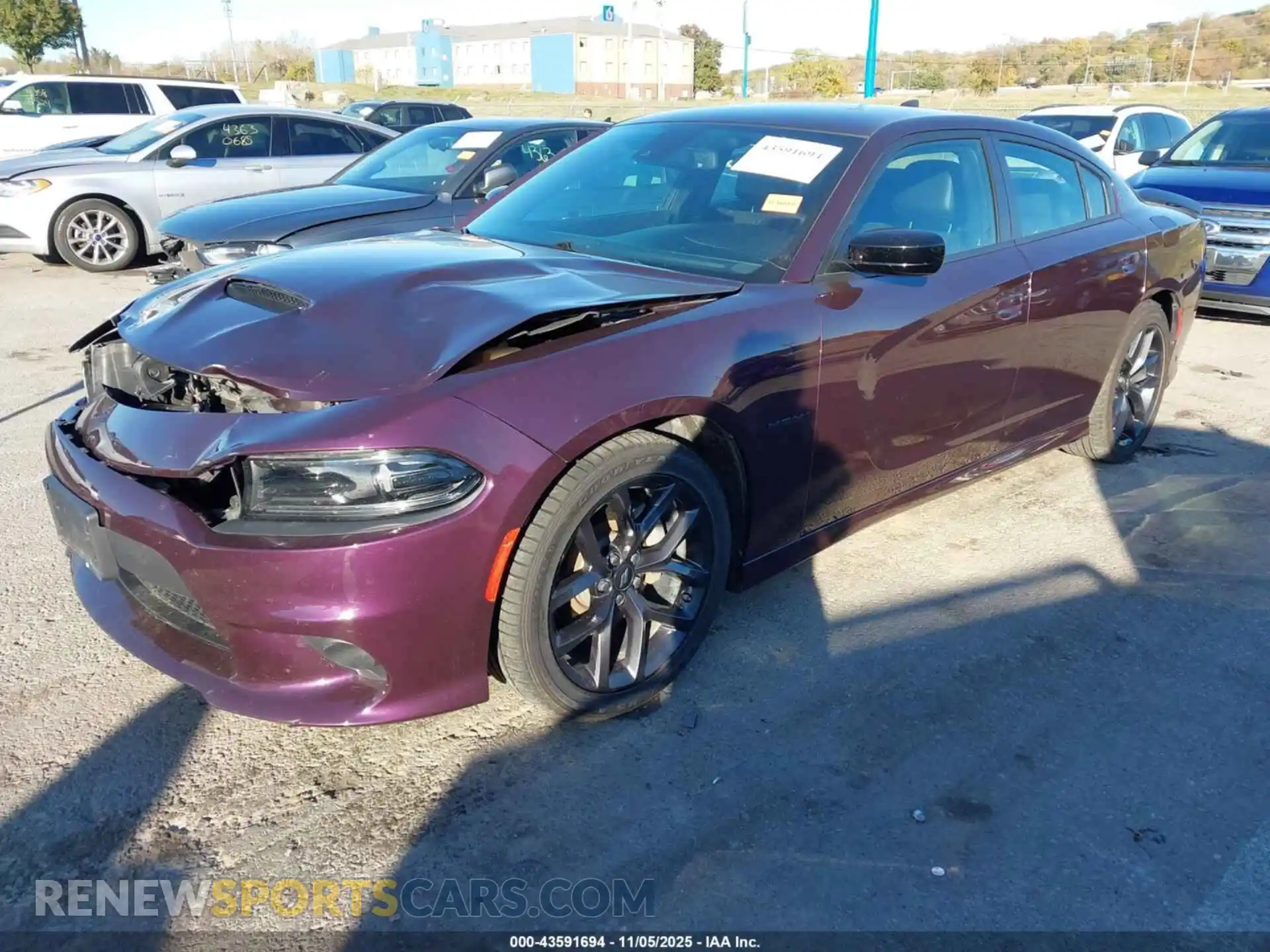 2 Photograph of a damaged car 2C3CDXCT2NH129834 DODGE CHARGER 2022