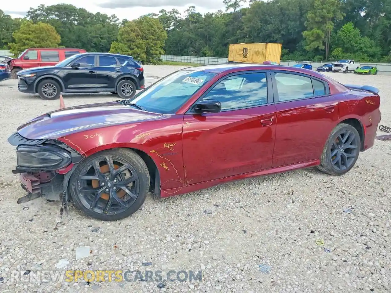 1 Фотография поврежденного автомобиля 2C3CDXCT2NH145497 DODGE CHARGER 2022