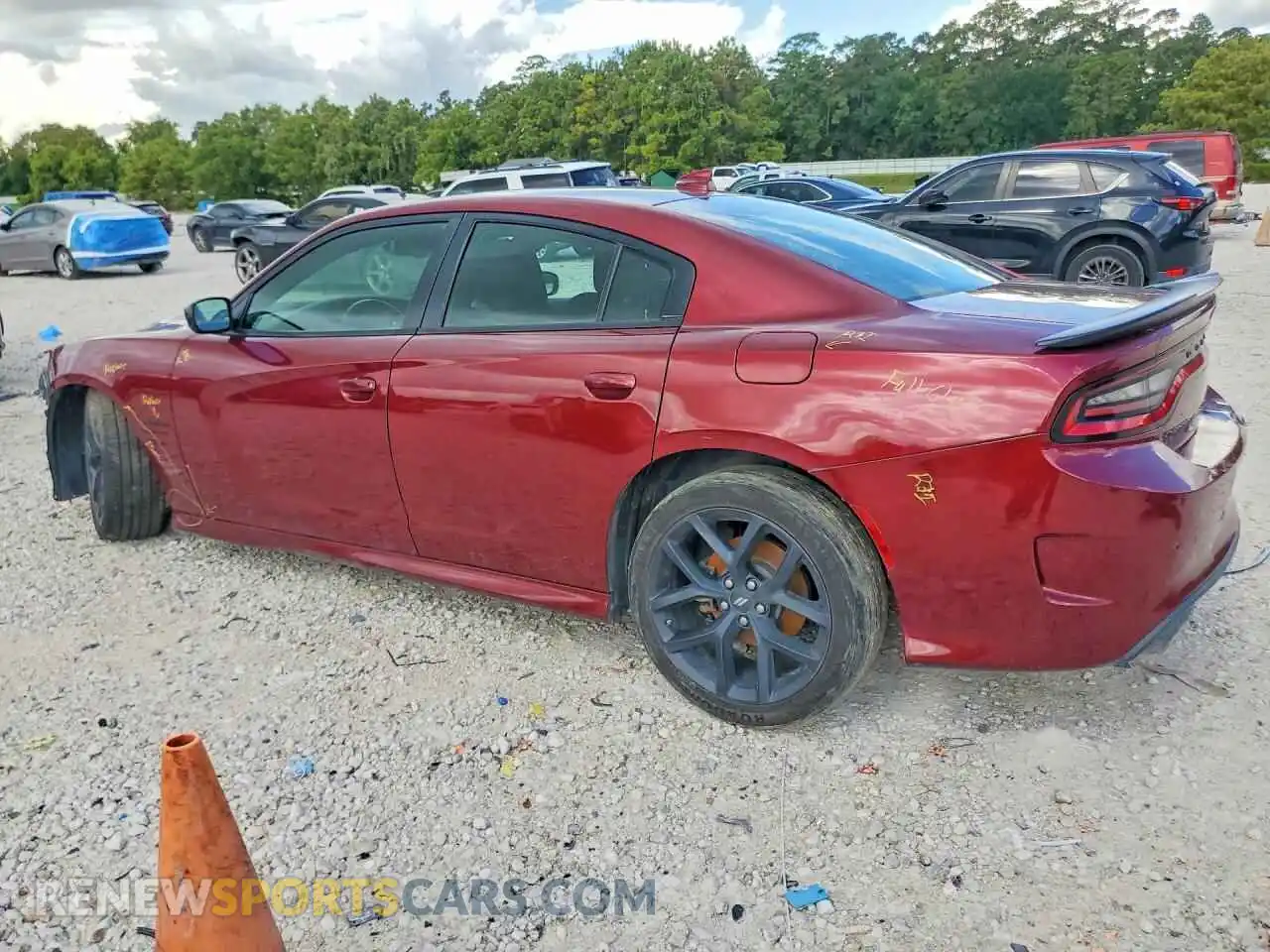 2 Фотография поврежденного автомобиля 2C3CDXCT2NH145497 DODGE CHARGER 2022