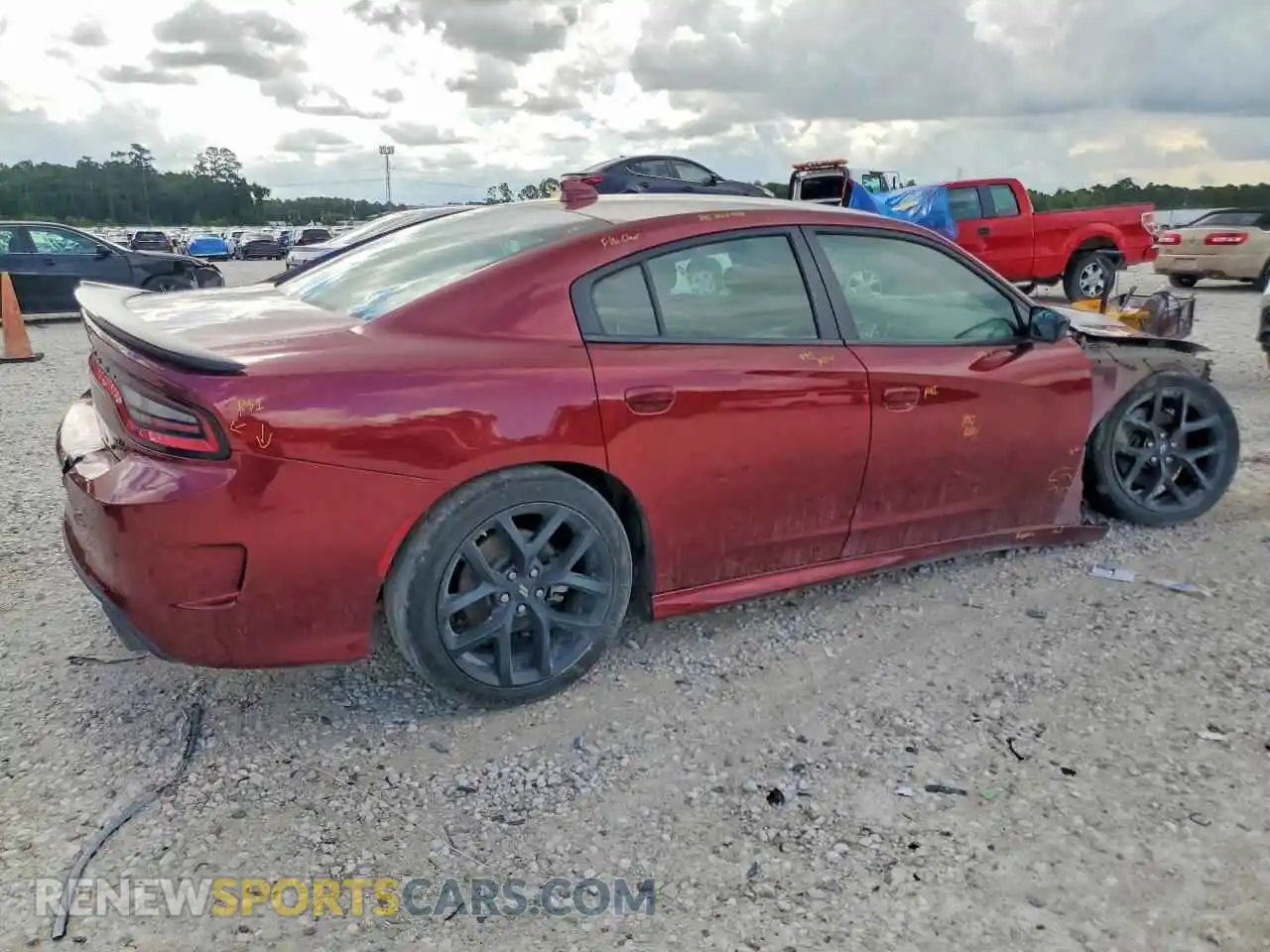 3 Фотография поврежденного автомобиля 2C3CDXCT2NH145497 DODGE CHARGER 2022