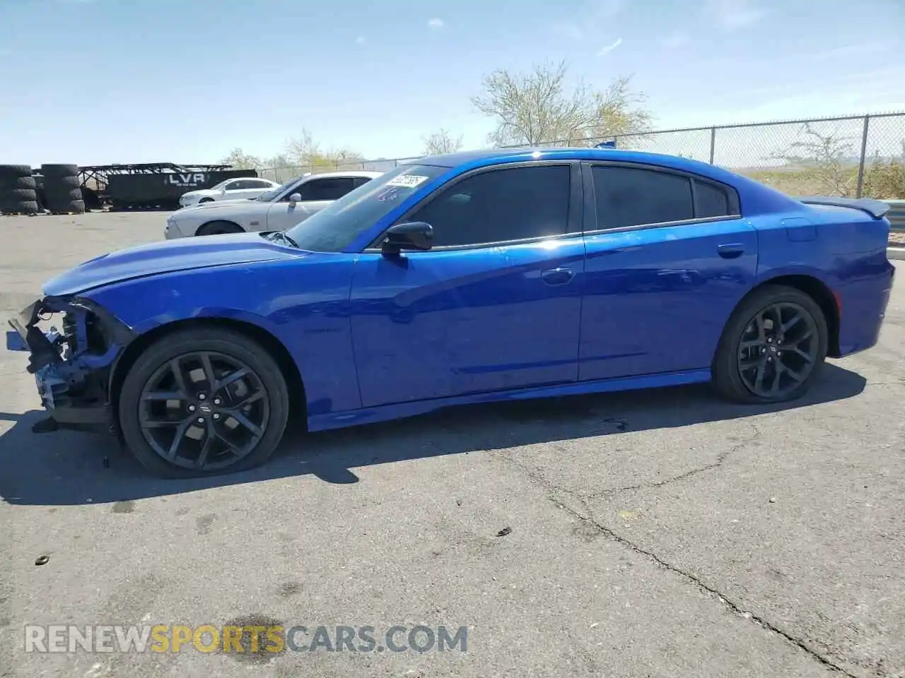 1 Photograph of a damaged car 2C3CDXCT2NH157567 DODGE CHARGER 2022