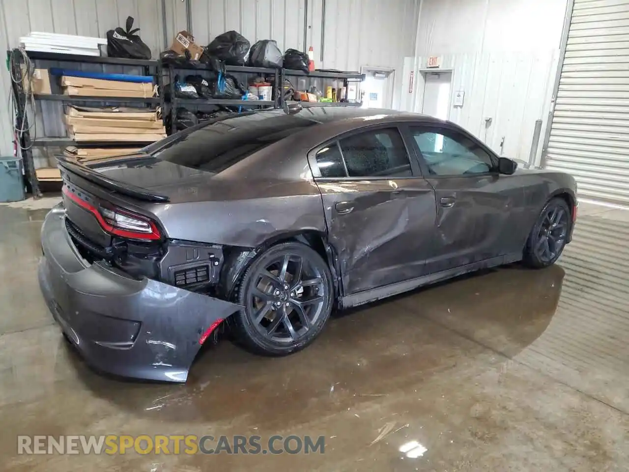 3 Photograph of a damaged car 2C3CDXCT3NH158176 DODGE CHARGER 2022