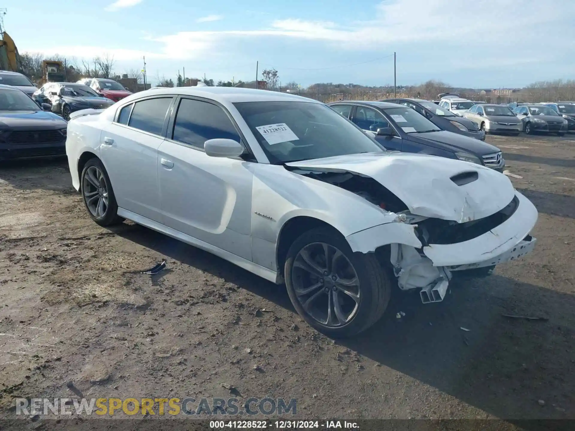 1 Photograph of a damaged car 2C3CDXCT3NH168948 DODGE CHARGER 2022