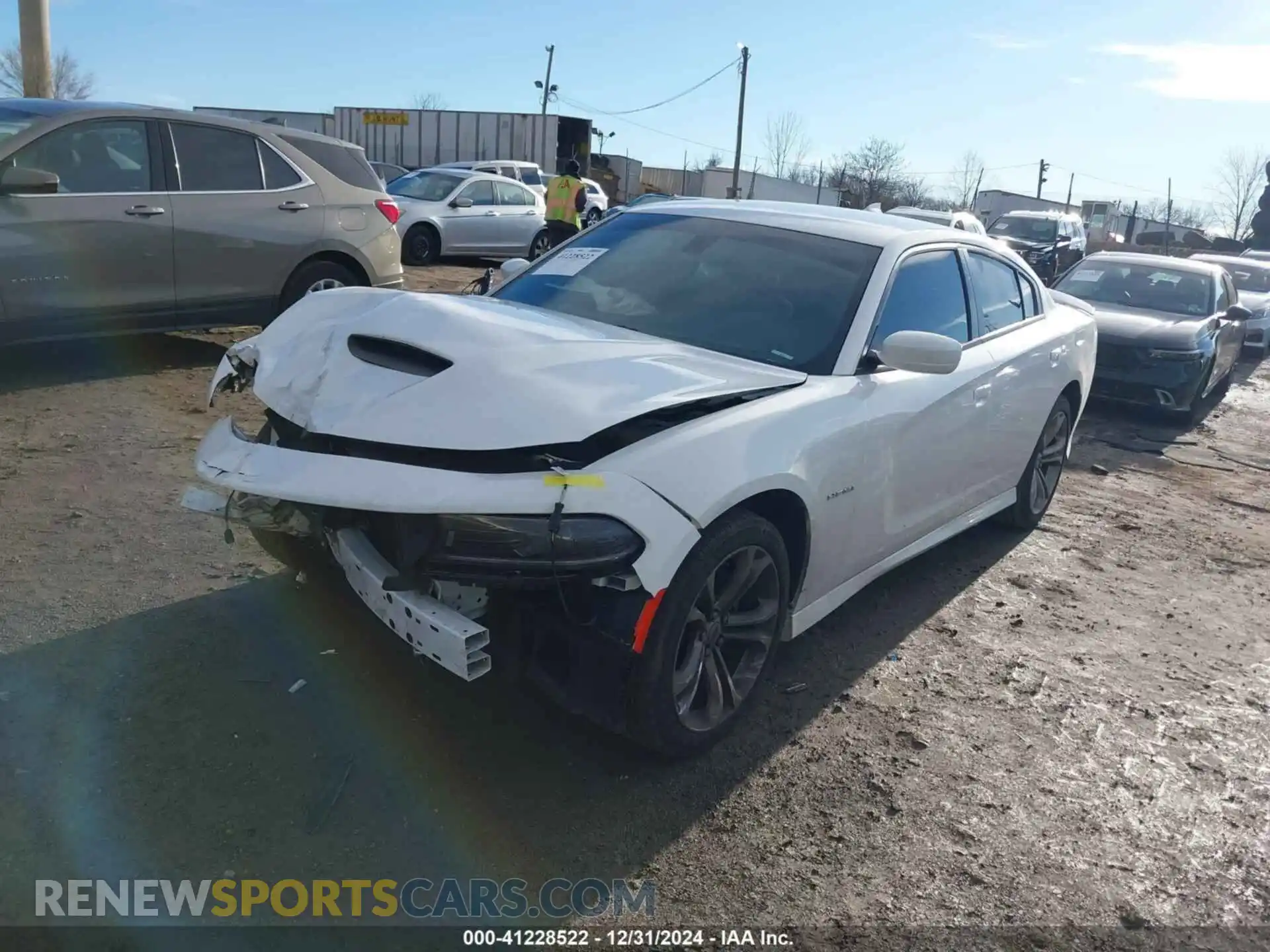 2 Photograph of a damaged car 2C3CDXCT3NH168948 DODGE CHARGER 2022