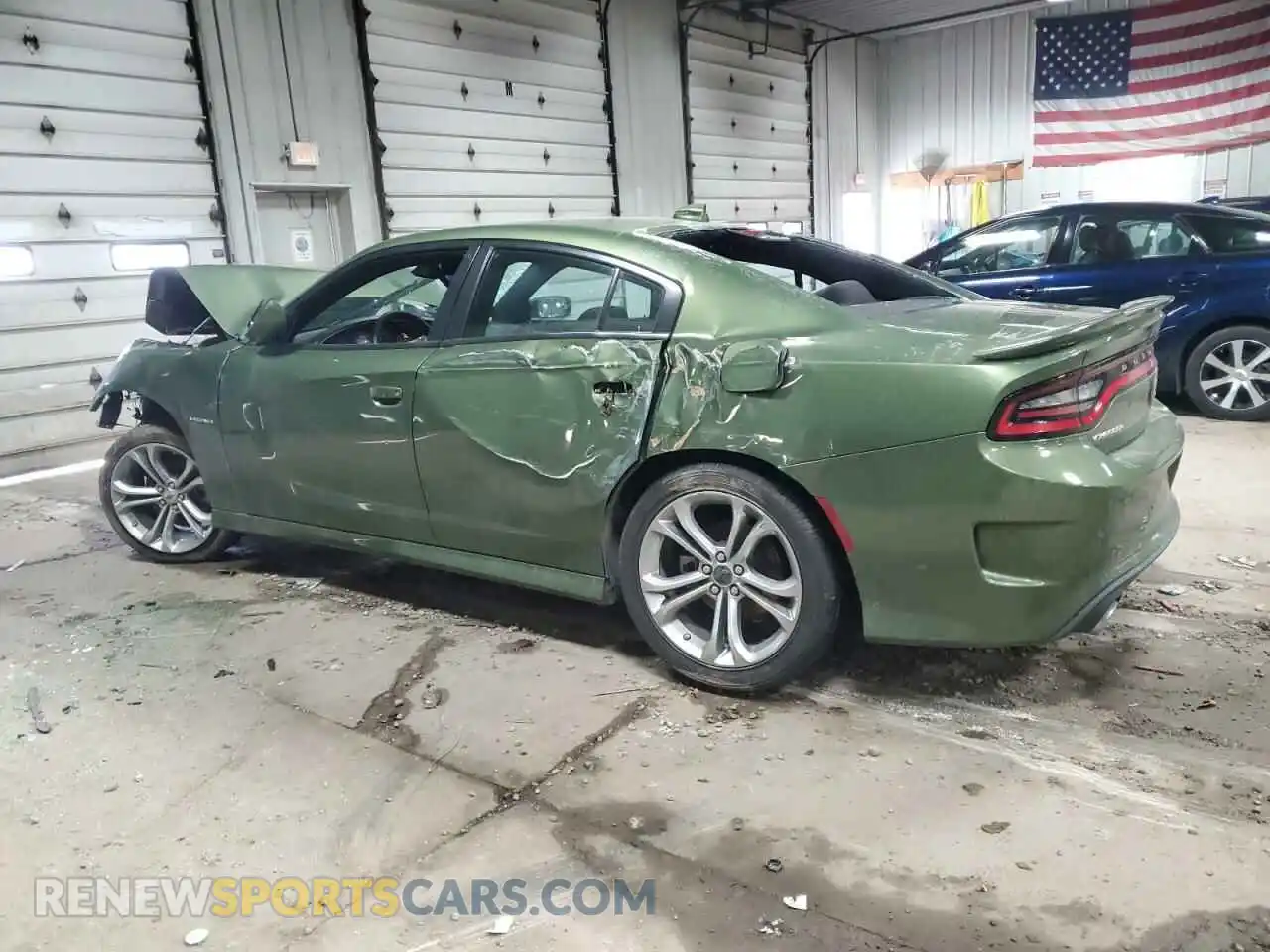 2 Photograph of a damaged car 2C3CDXCT3NH189895 DODGE CHARGER 2022