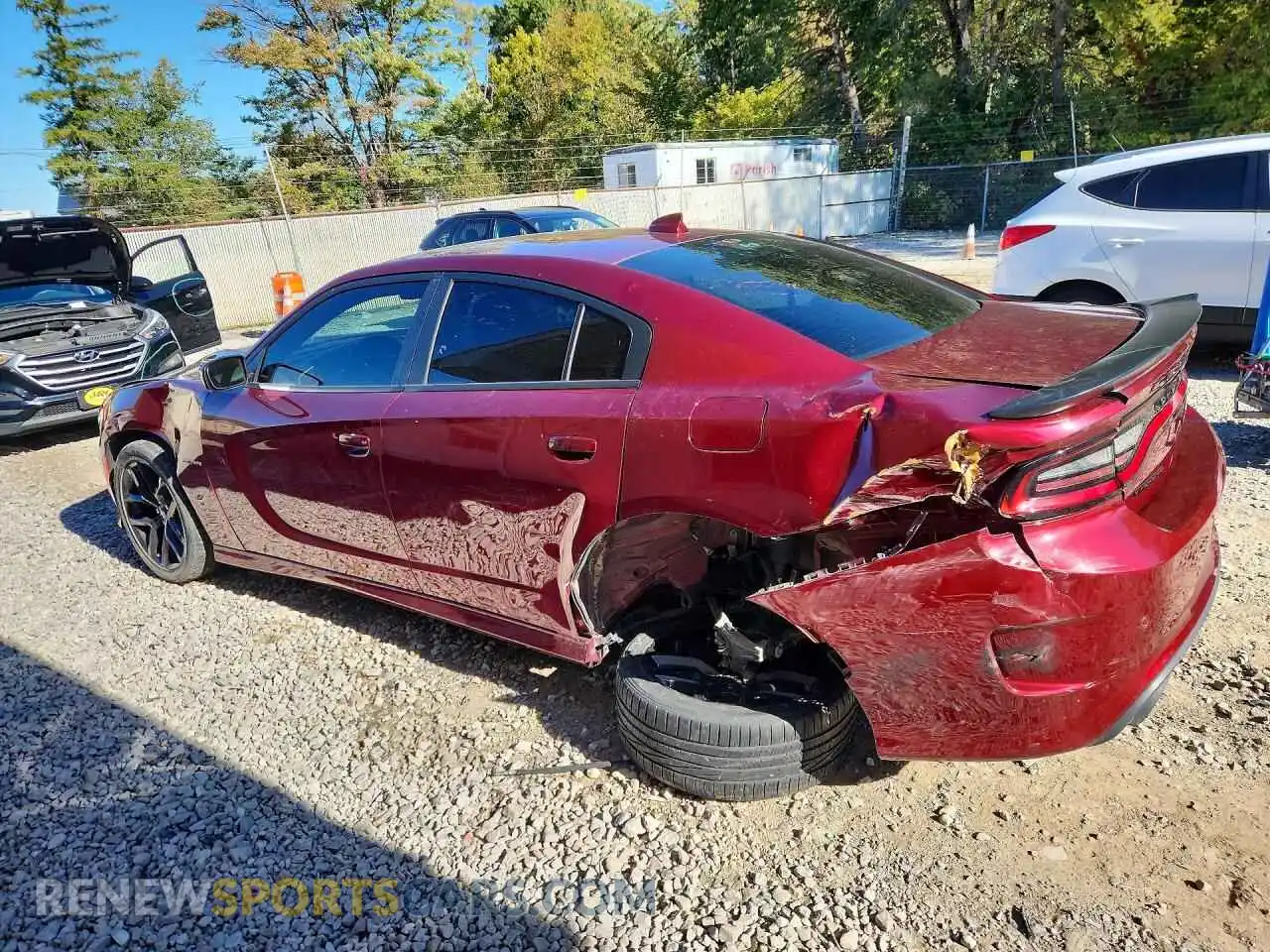 2 Фотография поврежденного автомобиля 2C3CDXCT3NH221230 DODGE CHARGER 2022