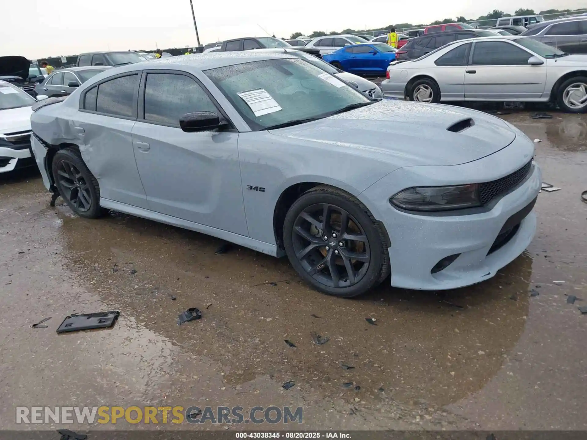 1 Photograph of a damaged car 2C3CDXCT3NH240344 DODGE CHARGER 2022