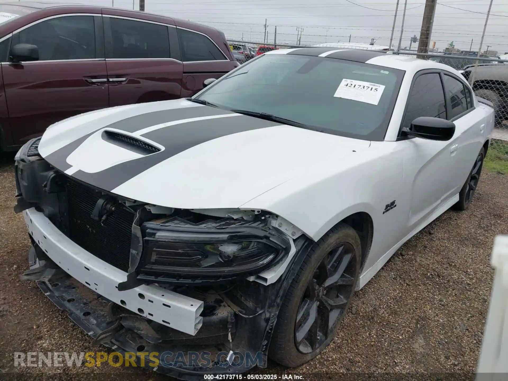 2 Photograph of a damaged car 2C3CDXCT3NH246077 DODGE CHARGER 2022
