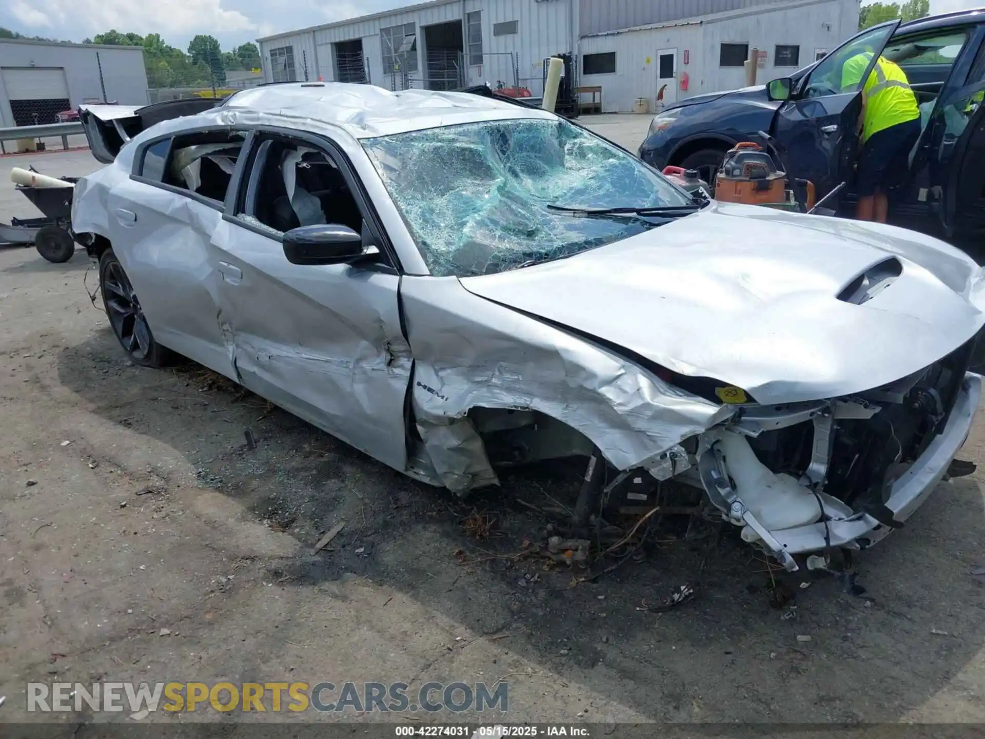 1 Photograph of a damaged car 2C3CDXCT3NH262232 DODGE CHARGER 2022