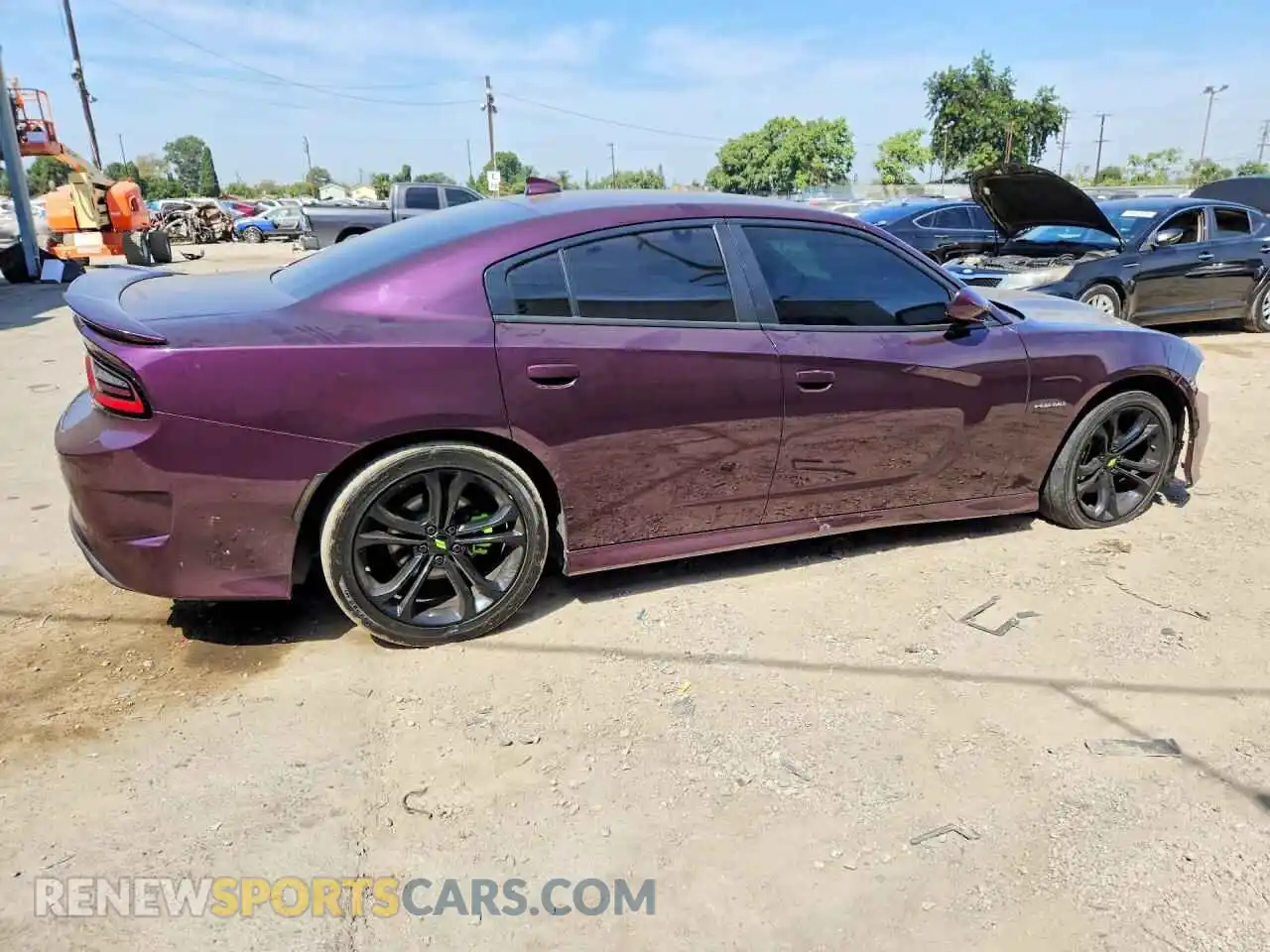 3 fotografías del automóvil dañado 2C3CDXCT4NH109889 DODGE CHARGER 2022