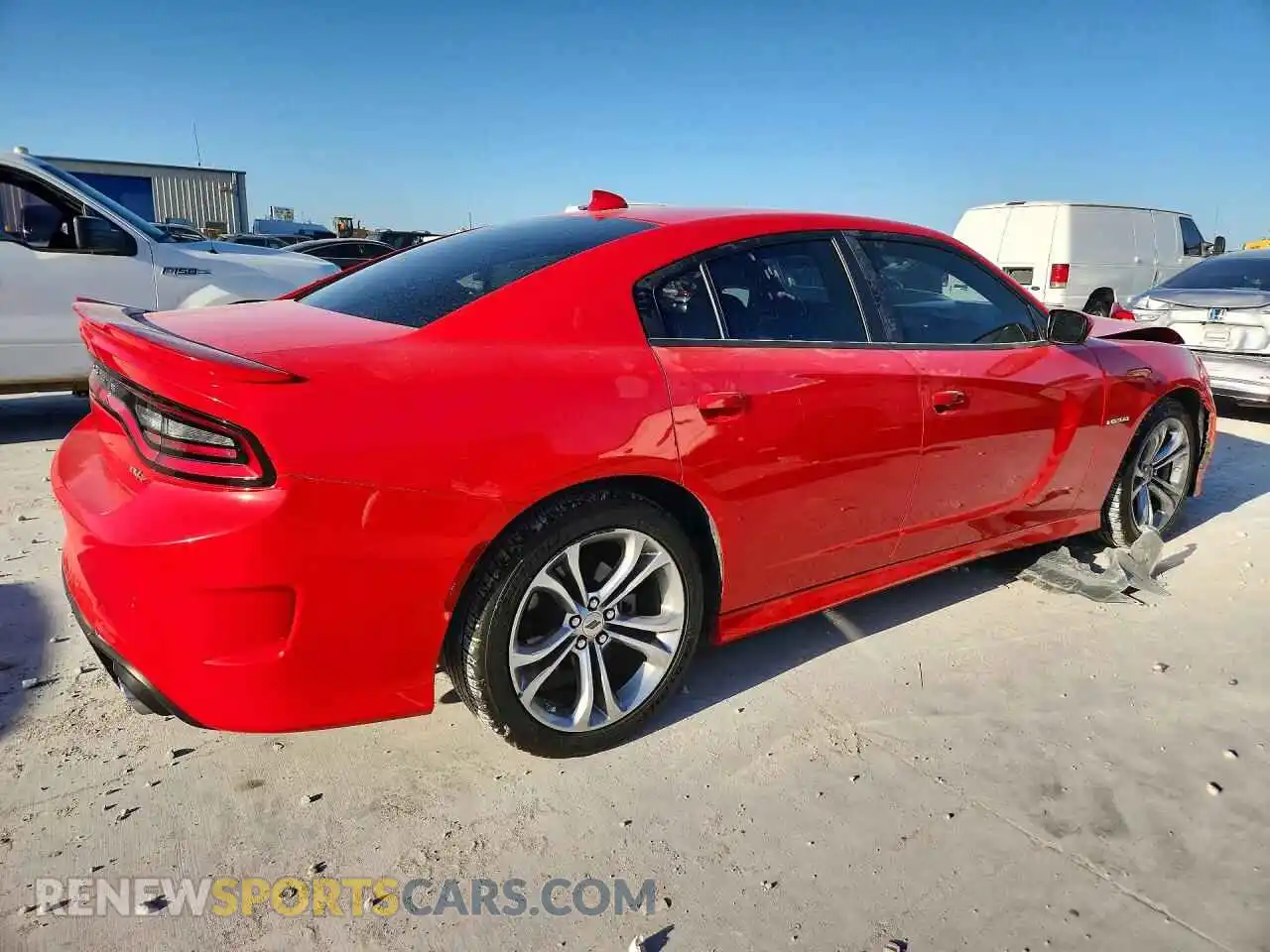 3 Фотография поврежденного автомобиля 2C3CDXCT4NH132783 DODGE CHARGER 2022