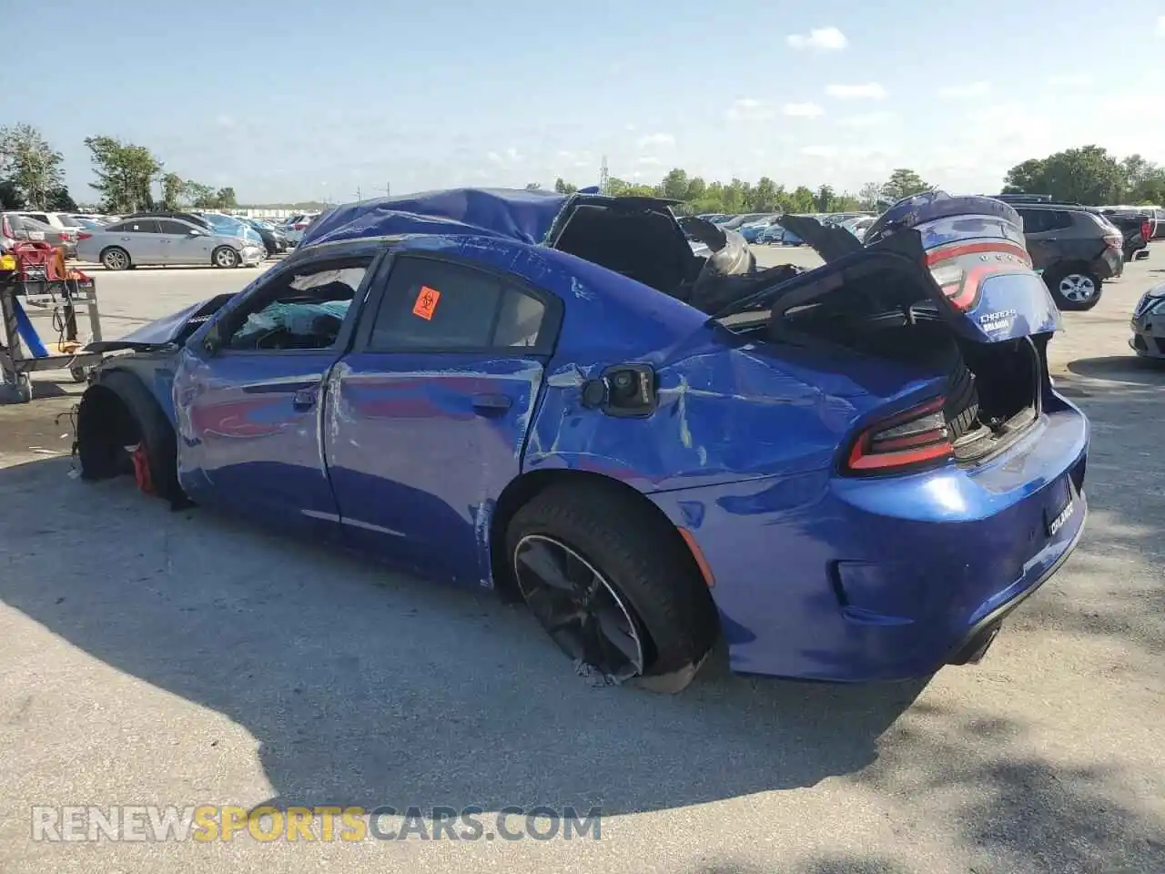 2 Photograph of a damaged car 2C3CDXCT4NH138986 DODGE CHARGER 2022