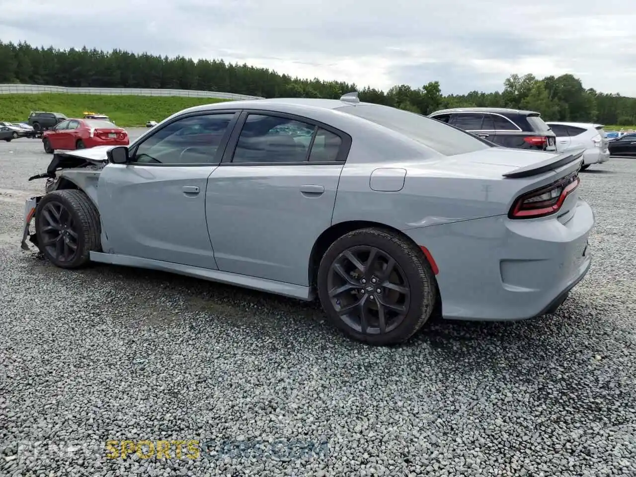 2 Photograph of a damaged car 2C3CDXCT4NH225447 DODGE CHARGER 2022