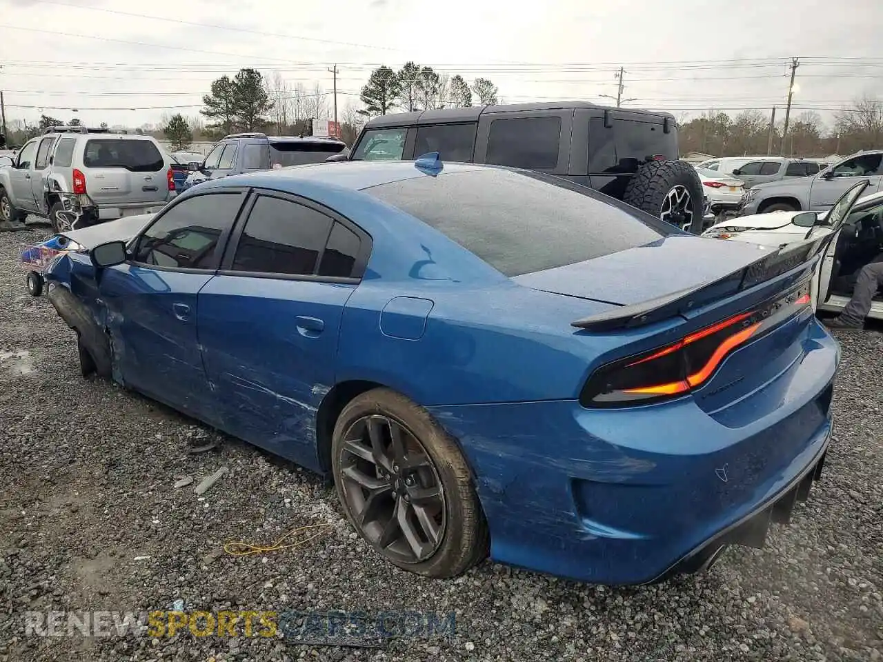 2 Photograph of a damaged car 2C3CDXCT4NH240532 DODGE CHARGER 2022