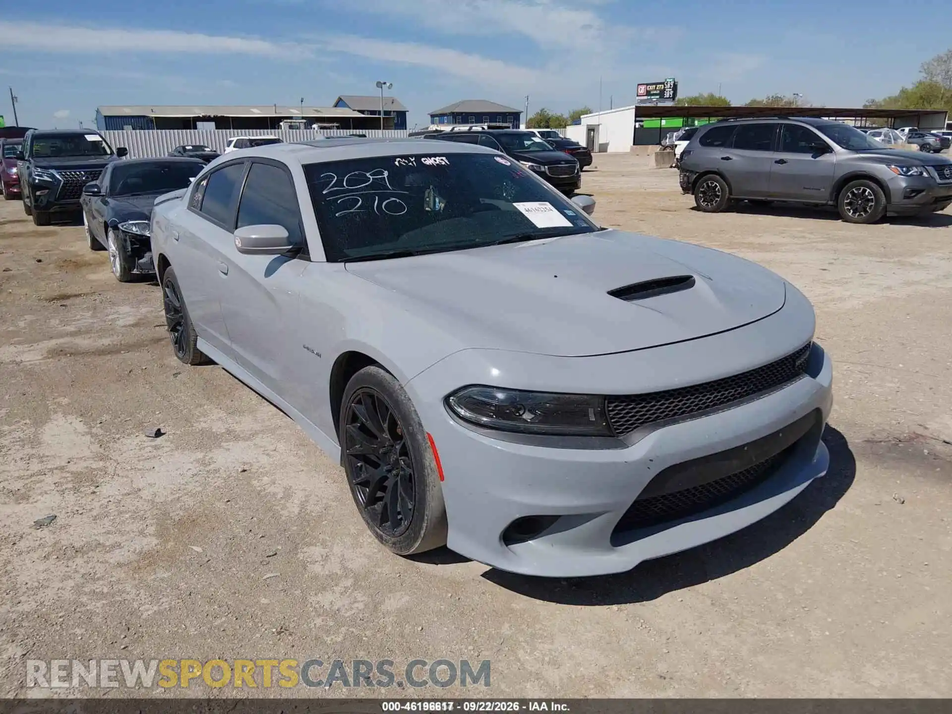 1 Photograph of a damaged car 2C3CDXCT4NH256746 DODGE CHARGER 2022