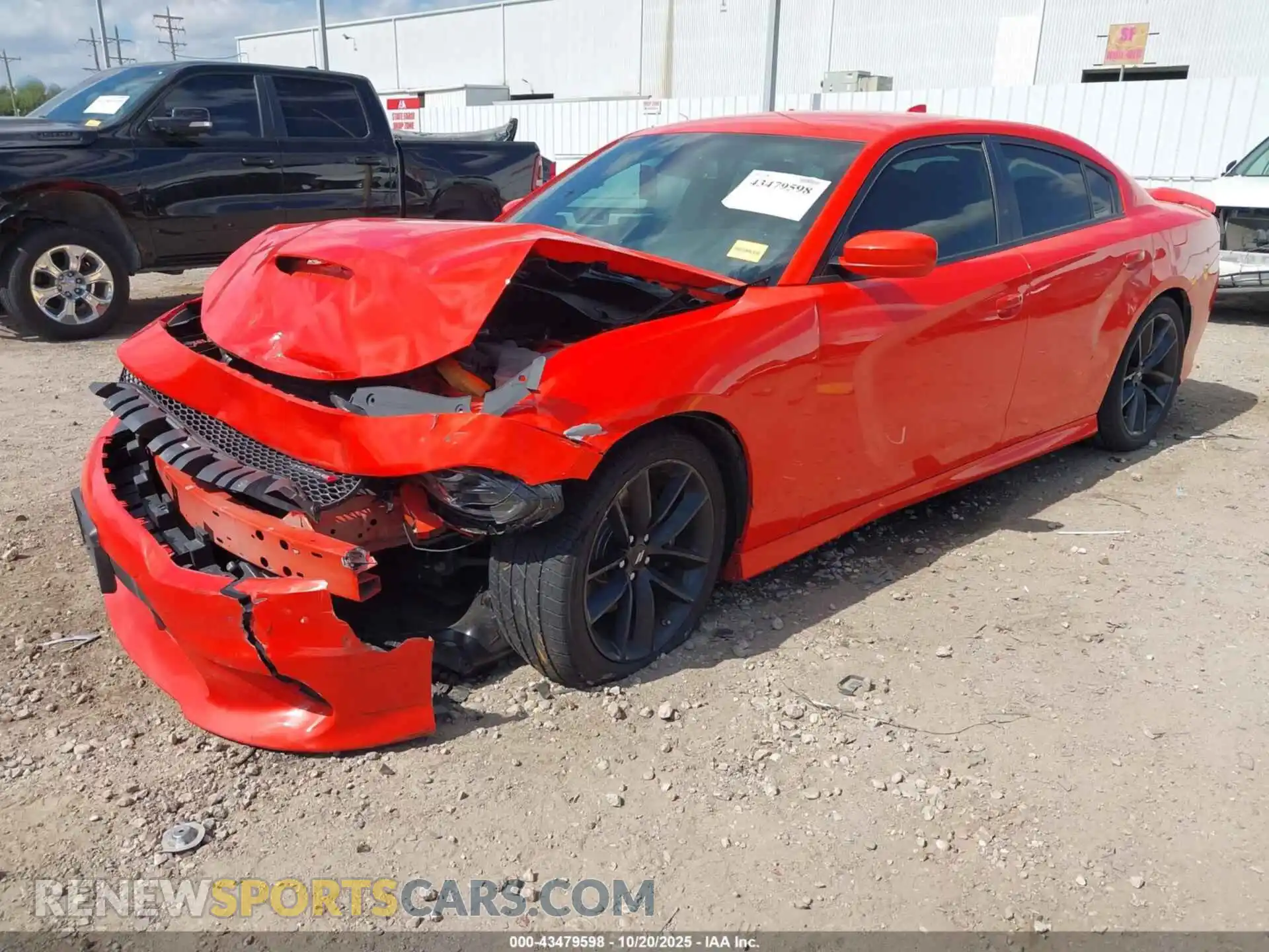 2 Photograph of a damaged car 2C3CDXCT5NH112266 DODGE CHARGER 2022
