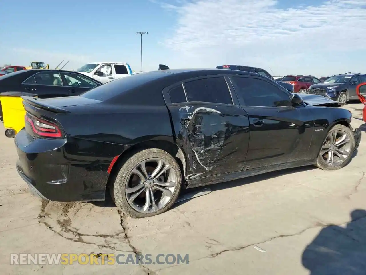 3 Photograph of a damaged car 2C3CDXCT5NH119007 DODGE CHARGER 2022