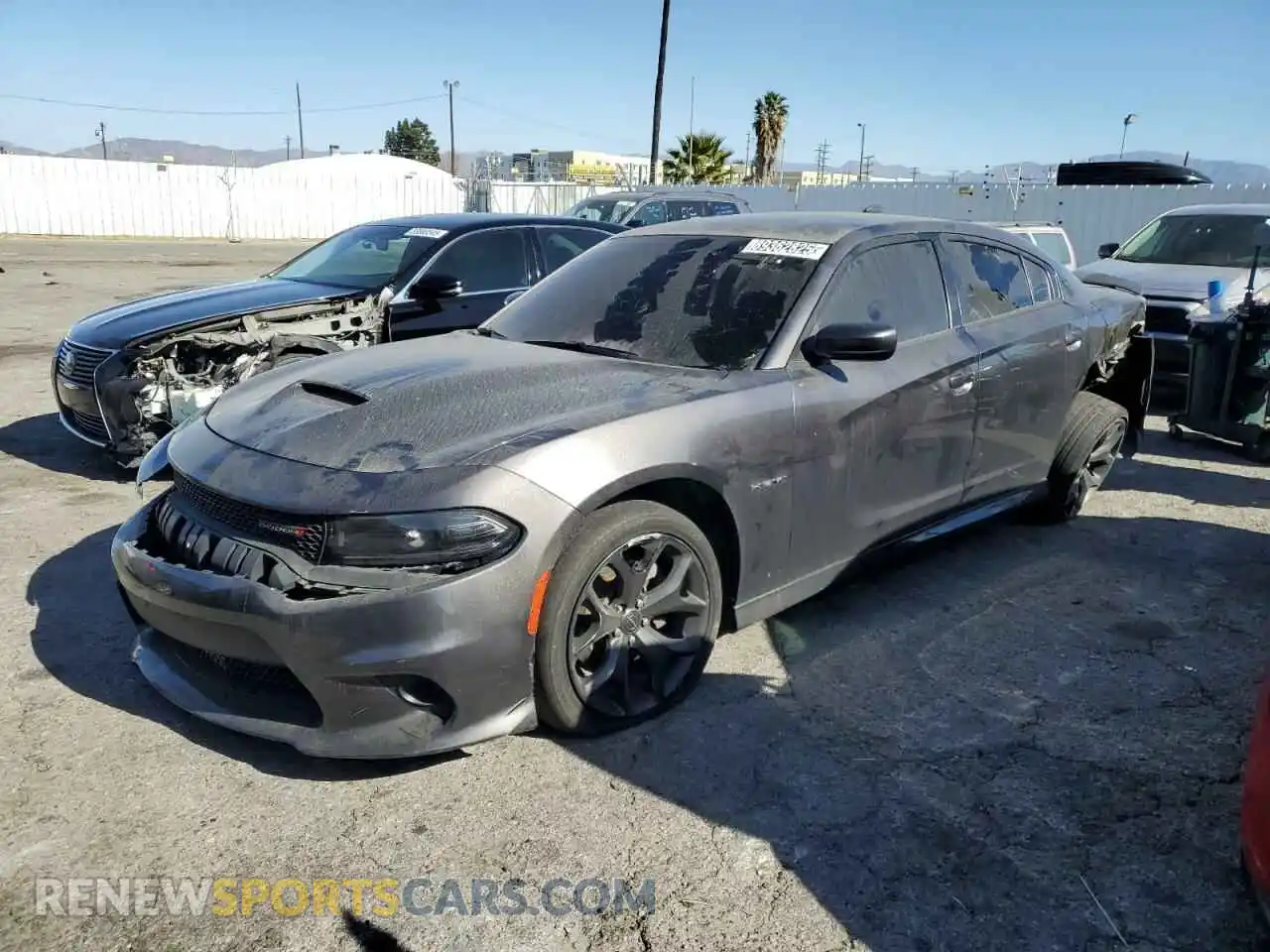 1 Photograph of a damaged car 2C3CDXCT5NH129116 DODGE CHARGER 2022