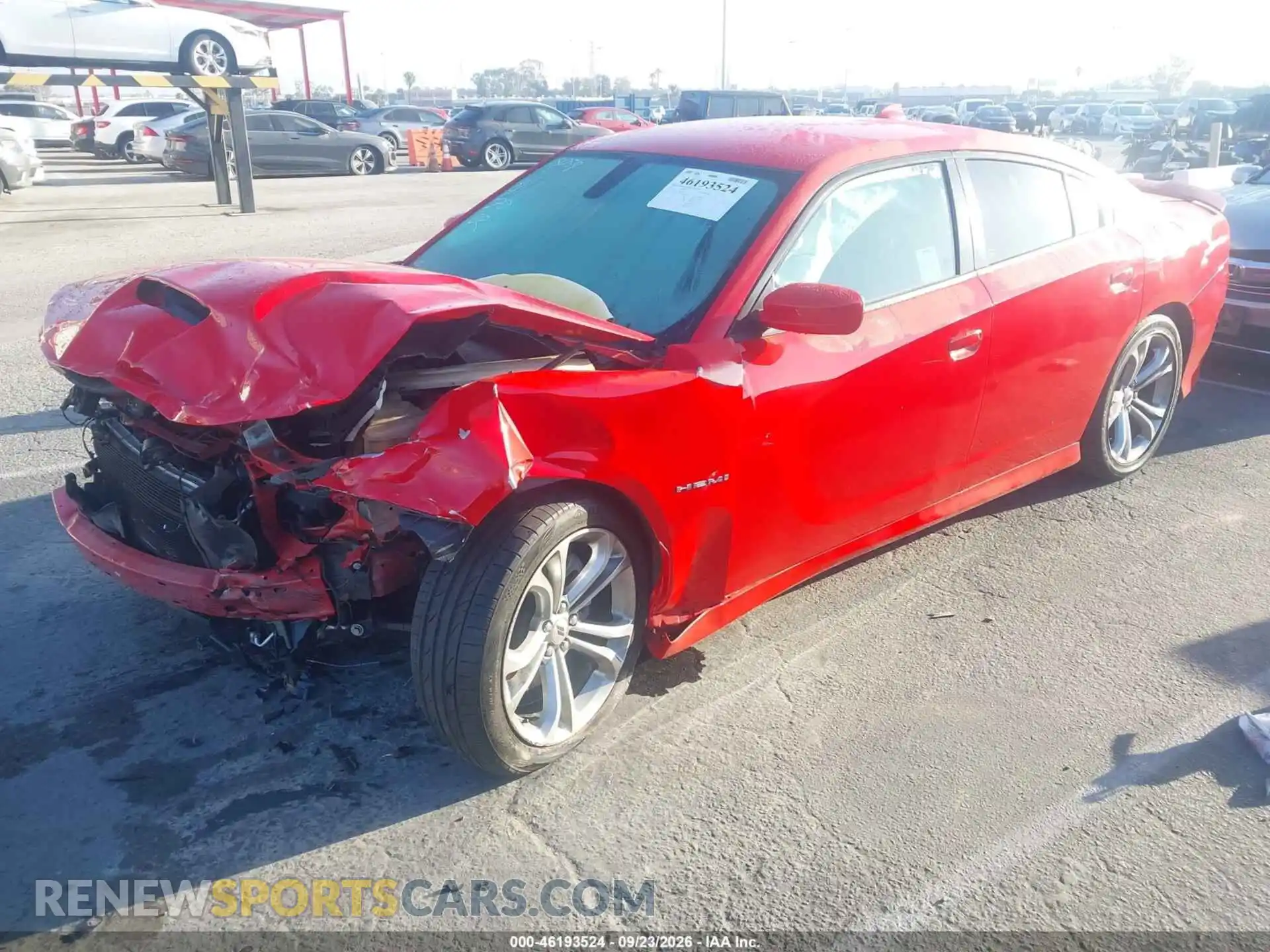 2 Photograph of a damaged car 2C3CDXCT5NH133117 DODGE CHARGER 2022