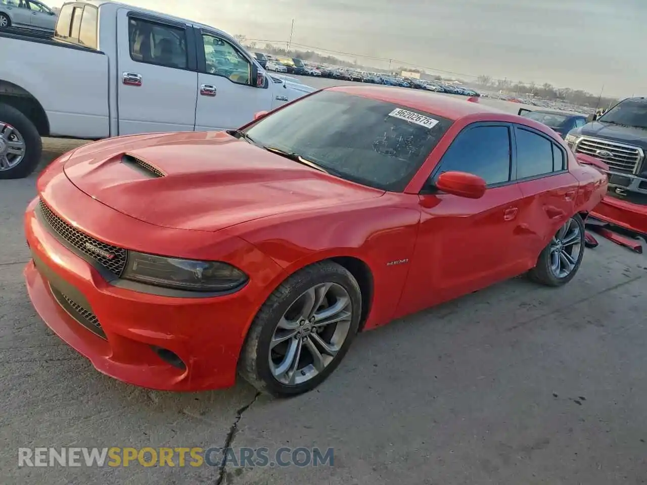 1 Photograph of a damaged car 2C3CDXCT5NH149642 DODGE CHARGER 2022