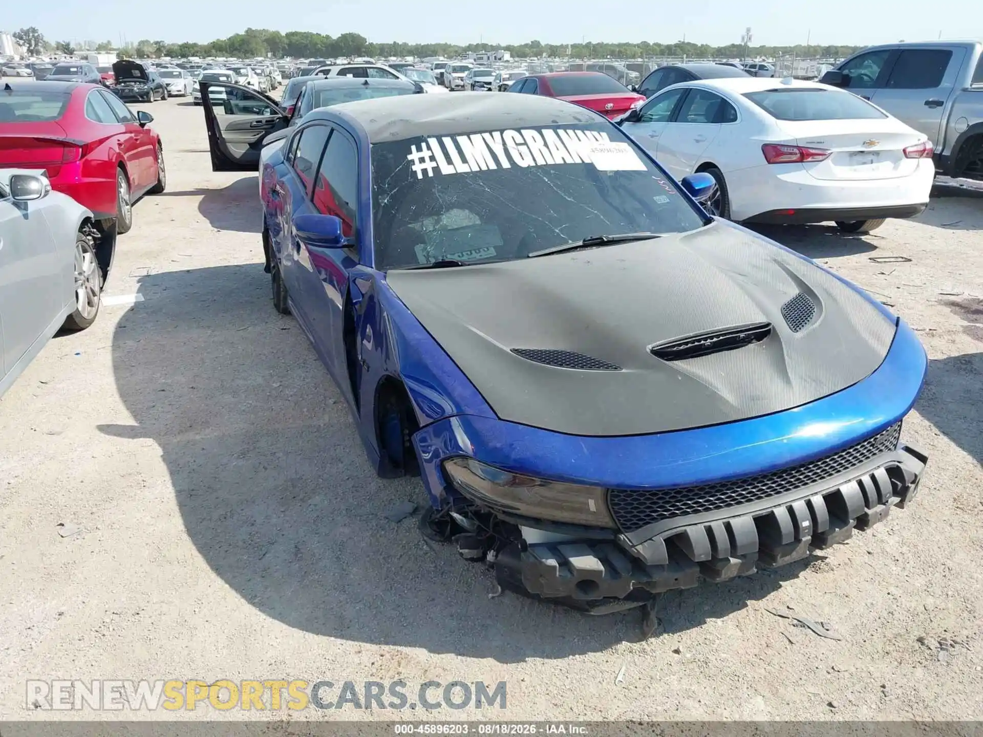 1 Photograph of a damaged car 2C3CDXCT5NH165985 DODGE CHARGER 2022