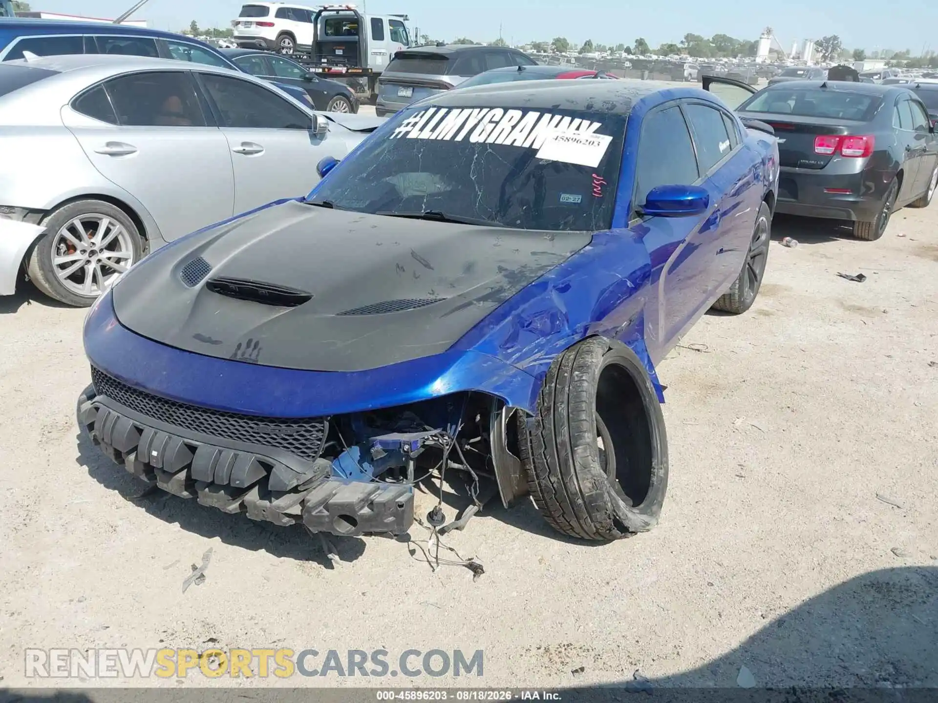 2 Photograph of a damaged car 2C3CDXCT5NH165985 DODGE CHARGER 2022
