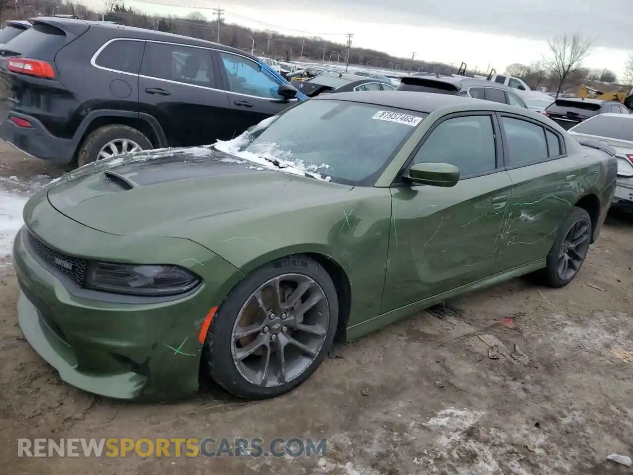 1 Photograph of a damaged car 2C3CDXCT5NH235890 DODGE CHARGER 2022
