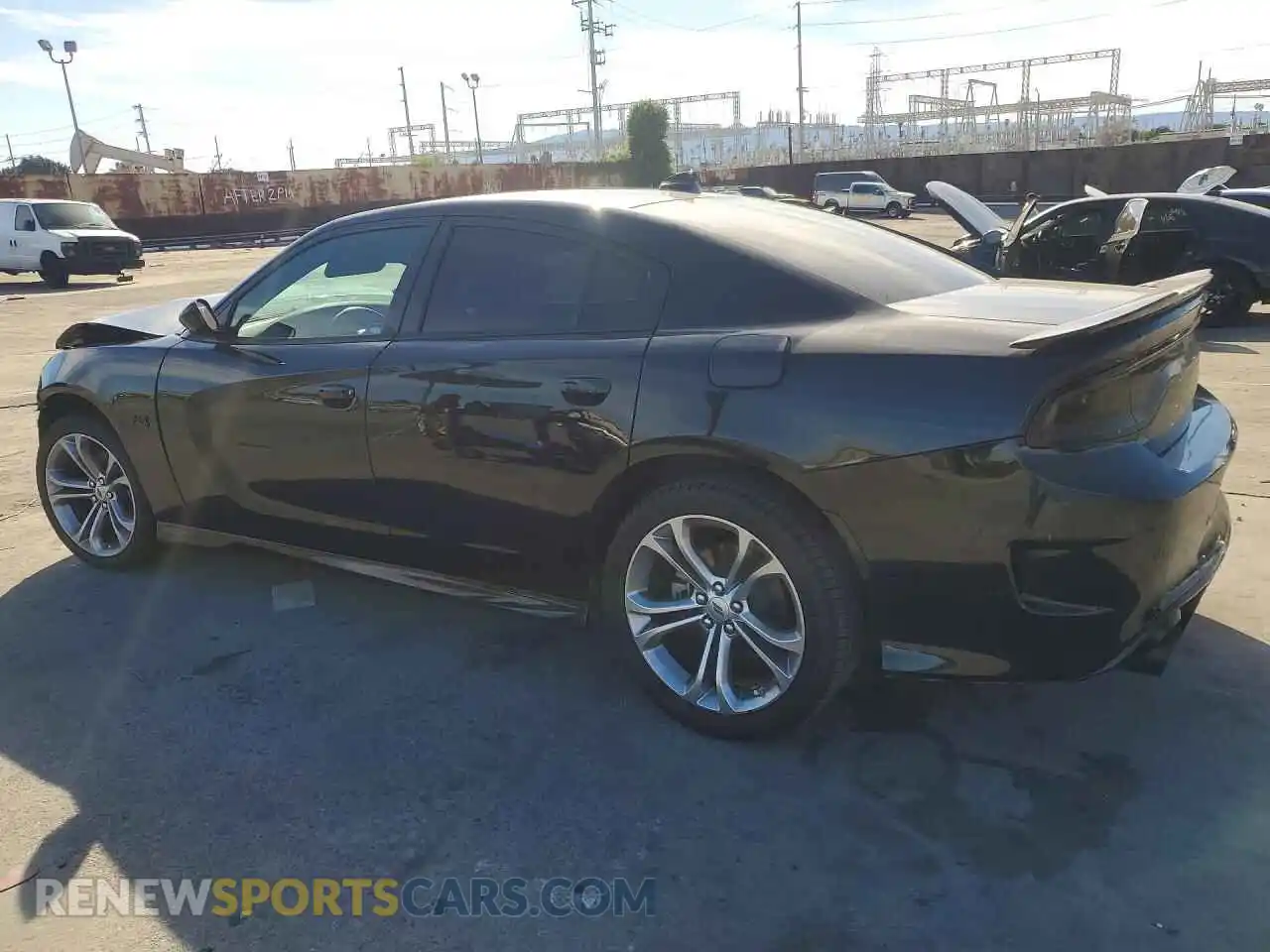 2 Photograph of a damaged car 2C3CDXCT6NH176073 DODGE CHARGER 2022