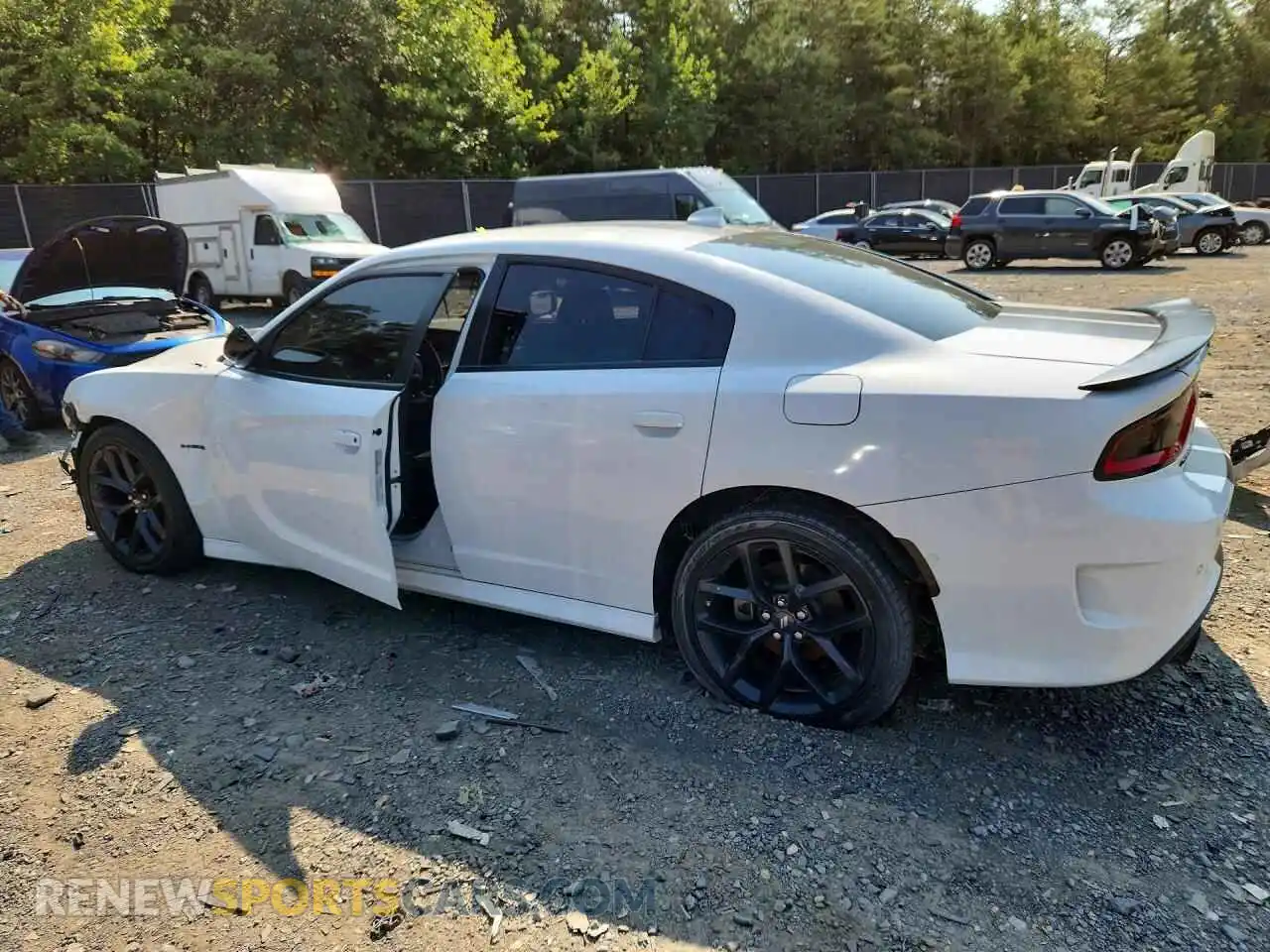 2 fotografías del automóvil dañado 2C3CDXCT6NH250897 DODGE CHARGER 2022