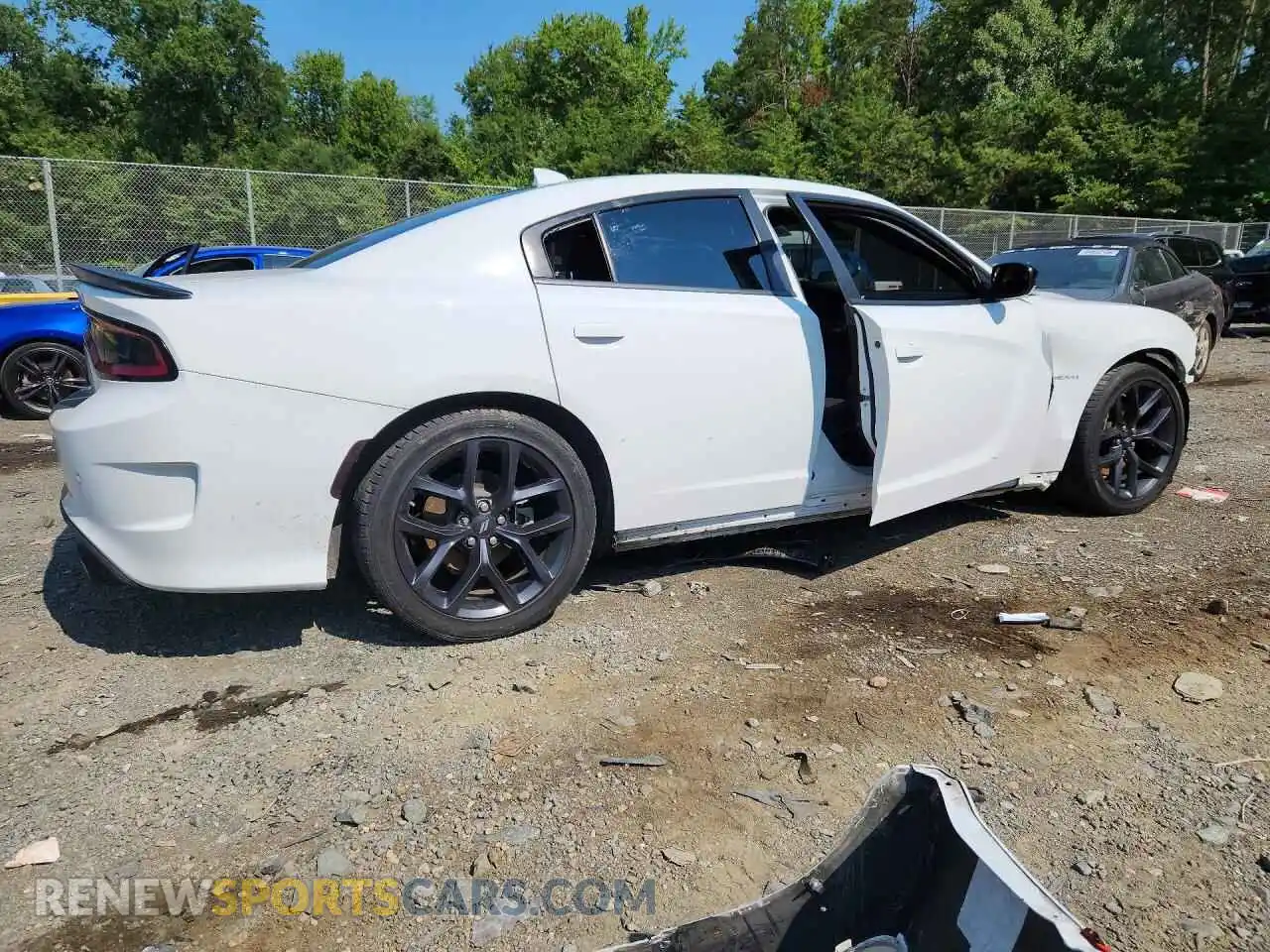 3 fotografías del automóvil dañado 2C3CDXCT6NH250897 DODGE CHARGER 2022