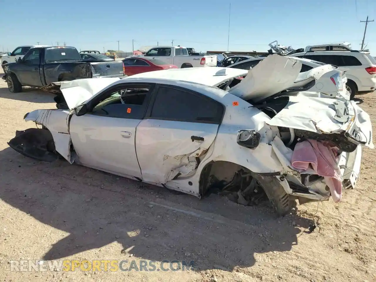 2 Photograph of a damaged car 2C3CDXCT6NH256134 DODGE CHARGER 2022