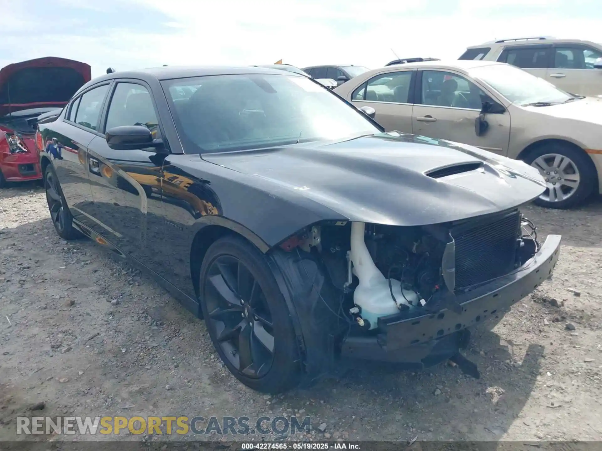 1 Photograph of a damaged car 2C3CDXCT7NH194873 DODGE CHARGER 2022