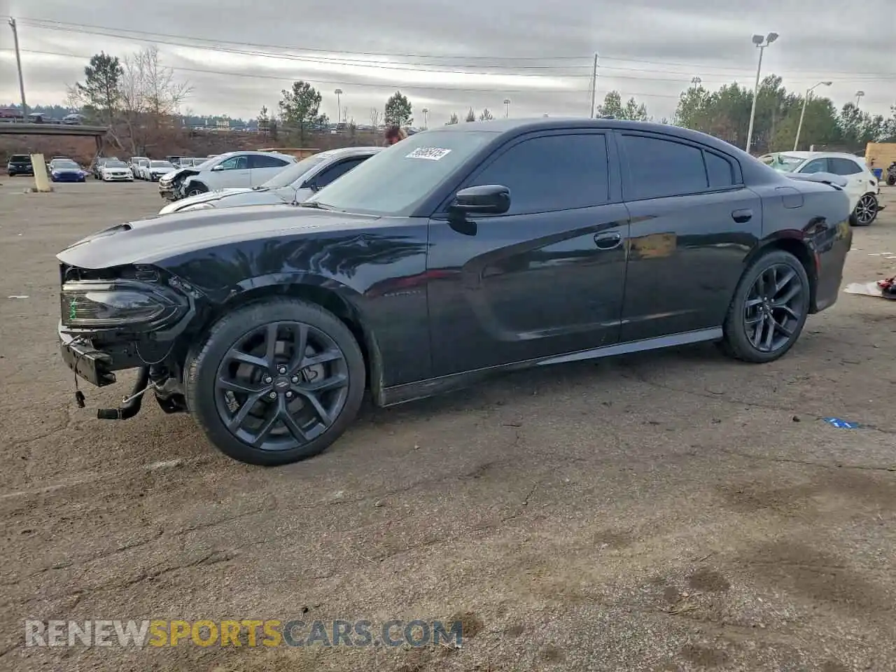 1 Photograph of a damaged car 2C3CDXCT7NH209145 DODGE CHARGER 2022